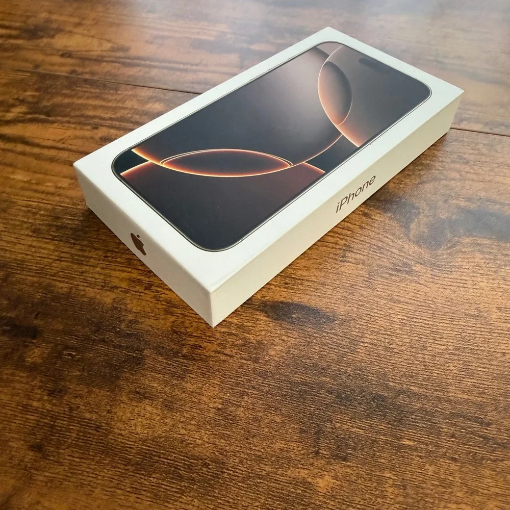 Apple iPhone 16‎ Pro Max Empty Box Desert Titanium 256GB